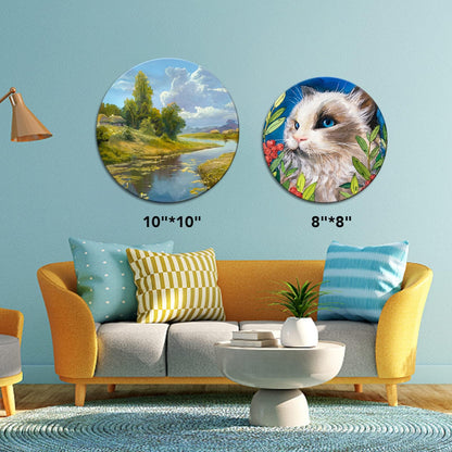 Canvas Boards for Painting-21 Pack Blank Canvas Boards-4x4, 5x7, 8x10, 9x12, 11x14, Round Canvas D8, D10, Cotton Primed Canvas Panels, Painting Canvas for Oil, Acrylic, Watercolor.