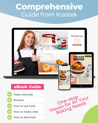 90 PCs Piping Bags and Tips Set, Cake Decorating Supplies Kit with 55 Numbered Icing Piping Tips, 20+2 Pastry Bags for Cake Cupcake, Frosting Piping Kit with Booklet and eBook