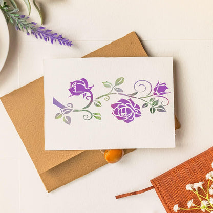 10 Pieces Leaf Painting Stencils Leaf Floral Wall Stencil Botanical Leaves Reusable DIY Crafts Drawing Templates Stencils for Painting on Wood Wall Canvas Card Home Decor