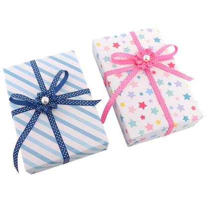 Grosgrain Ribbons for Crafts Gifts Wrapping 3/8" Boutique Polka Dot Fabric Ribbon 40yd (20 x 2yd)