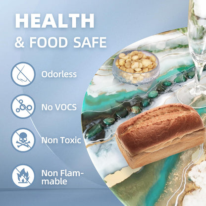 68oz Crystal Clear Resin Kit,No Bubble & Not Yellowing Epoxy for Coating, Casting, Table Top,DIY, Bar Top, River Tables, Resin Art, Wood with High Gloss Finish