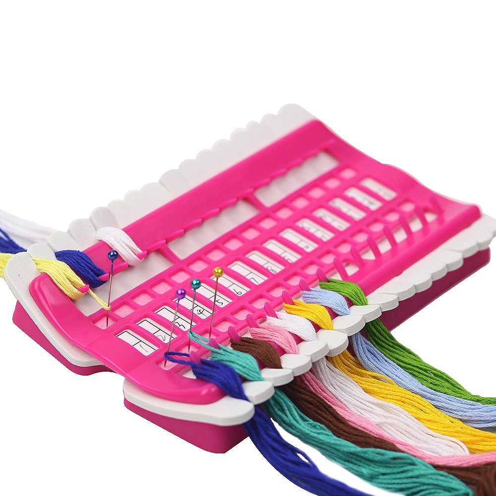 Floss Organizer Cross Stitch Kit Embroidery Thread Project Card 30 Positions Sewing Needle Pins Holder Craft Tools Accessory