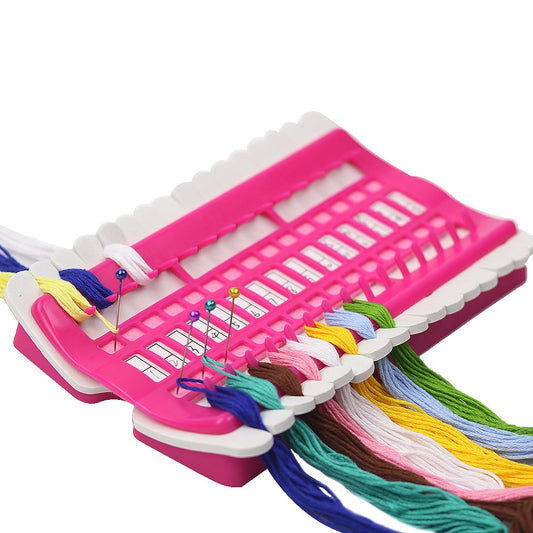 Floss Organizer Cross Stitch Kit Embroidery Thread Project Card 30 Positions Sewing Needle Pins Holder Craft Tools Accessory