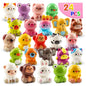 Party Favors for Kids 24PCS Animal Squishy Toys,Goodie Bag Stuffers for Kids,Pinata Stuffers,Birthday Gifts for Boys & Girls,Treasure Chest Prizes,Classroom Prizes