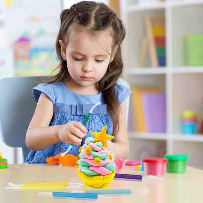 9 Pieces Clay Sculpting Tools, Plastic Modeling Clay Tools for Kids，Double-Head Plastic Ceramic Pottery Tool Kit,Crafts Clay Modeling DIY Kit Cook Decorating Tools for Shaping and Sculpting