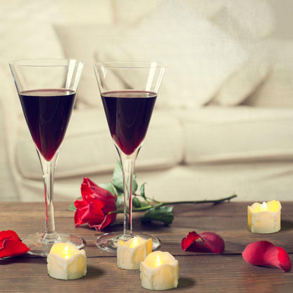 12 Pack Timer Tea Lights Candles Battery Operated, Flameless Flickering LED Timer Votive Tealight, Outdoor Flicker Electric Fake Candles Bulk for Christmas Halloween Pumpkin Light Decorations