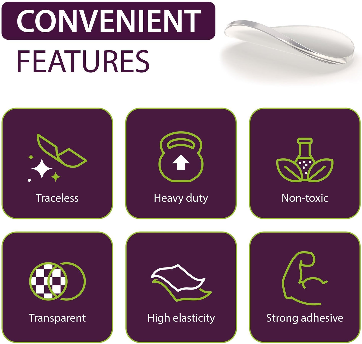 Sticky Dots Double Sided 120PCs - Poster Putty Removable Non Marking - Adhesive Dots Picture Hangers Without Nails - Double Sided Tape Sticky Pads for Crafts Hanging Balloon Stickers