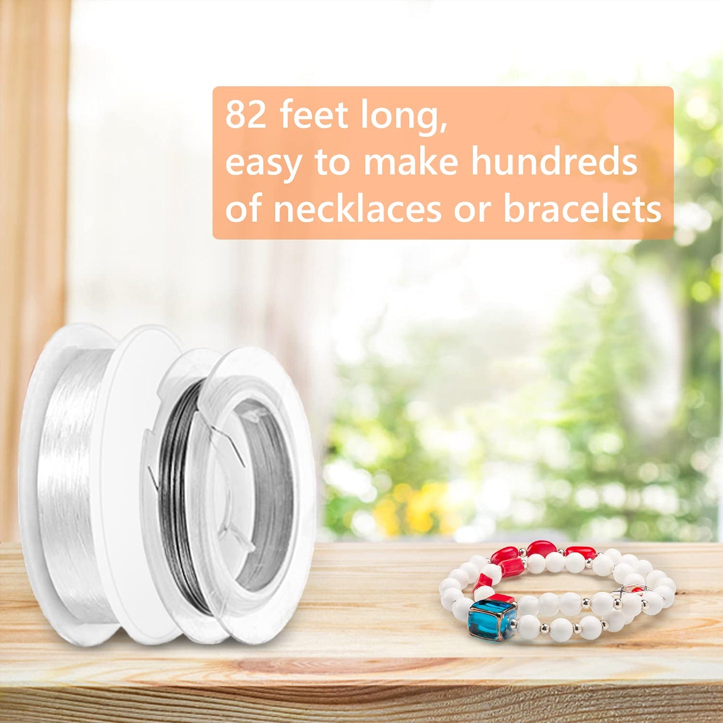 23 Pcs Jewelry Making Supplies Kit for Adults with Bead Tray, Pearls Making Kit Including Jewelry Tools, Jewelry Wires and Pearls Findings for Jewel Repair and Beading