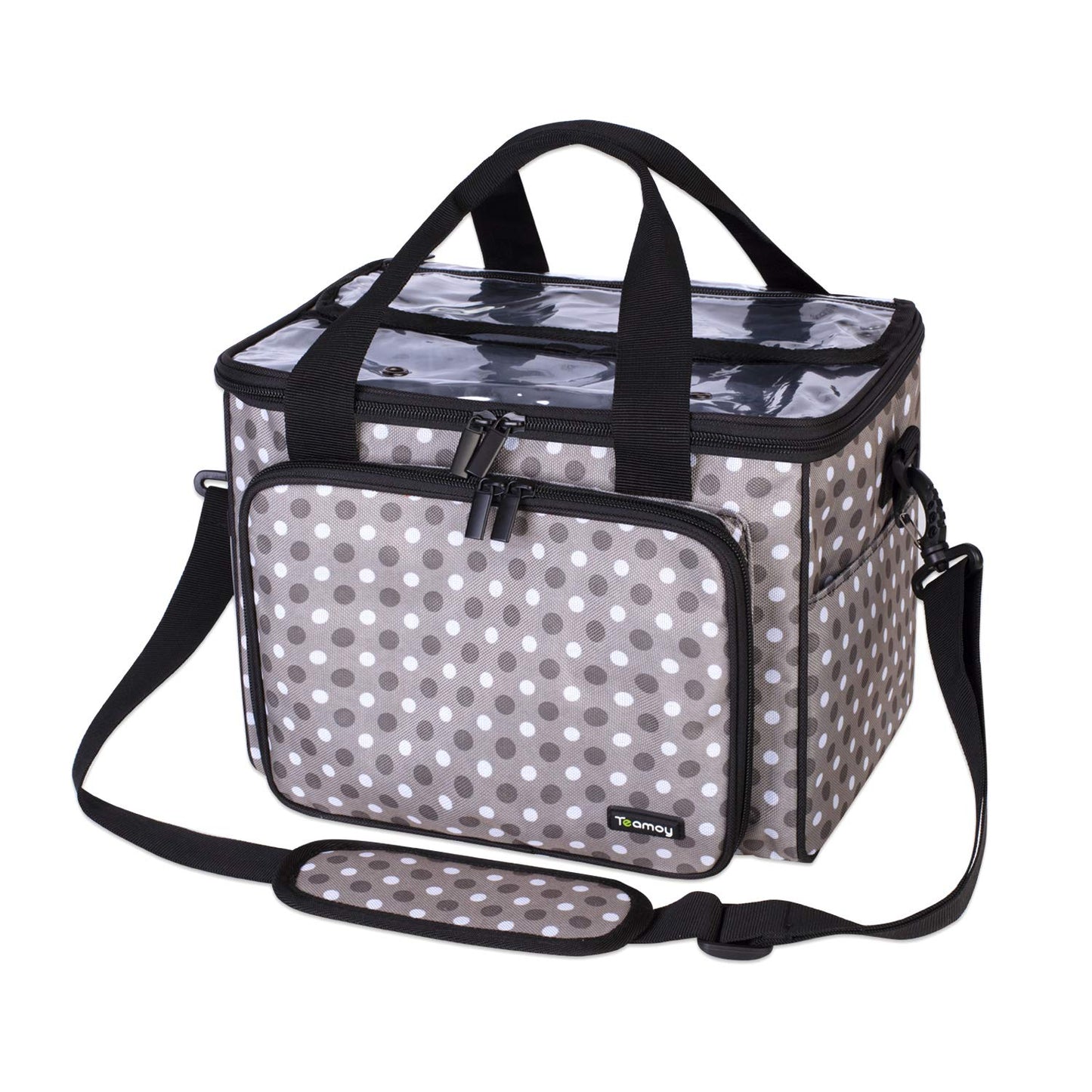 Knitting Bag, Yarn Storage Tote with Inner Divider for Yarn and Unfinished Project, High Capacity, Easy to Carry Crochet Hooks, Knitting Needles and Accessories-No Accessories Included