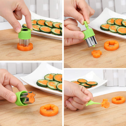 35 Pack Cookie Cutters Vegetable Fruit Cutter Shapes Stamps Mold Mini Cookie Cutters