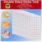 Double Sided Adhesive Dots 500 Pcs Mounting Putty Sticky Tack Clear Removable Round Glue Tape for Wall Crafts Festival Party Decorations