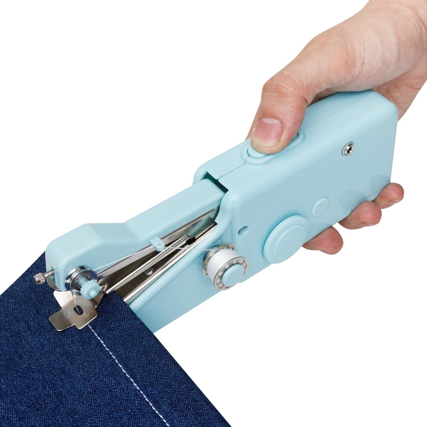 Handheld Sewing Machine CS101,Sewing Machines for Beginners,Portable Electric Mini and Samll Hand Held Kit for Adults and Kids Ages 8-12 Included Mannual and Accessories,Sewing Hem Quick Stitching