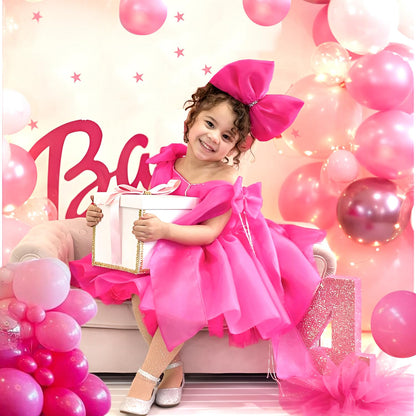 Pink Balloons Metallic Pink Balloon, 50Pcs 12Inch Hot Pink Chrome Pink Latex Balloons Baby Pink Balloon and Dark Magenta Pink Balloons for Birthday Baby Shower Princess Party Decorations