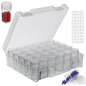 30 Slots Diamond Painting Storage Containers, Bead Organizer, Diamond Containers Diamond Painting Boxes Diamond Embroidery Box Storage Containers 30 Grids Storage Box for Beads Rhinestones (1 Pack)