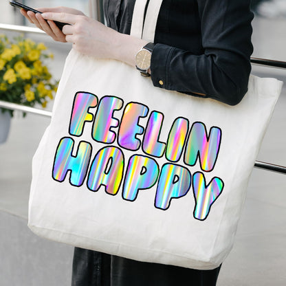 Rainbow Silver Holographic Heat Transfer Vinyl 12" x 6ft Silver Metallic HTV for T-Shirts, Clothing, Rainbow Iron on Vinyl Work with Craft Cutter