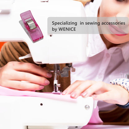 Sewing Clips for Fabric and Quilting,WENICE 40pcs Embroidery Clips of Sewing Products for Sewing Supplies and Accessories