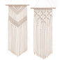 2 Pcs Macrame Wall Hanging Decor Woven Wall Art Macrame Tapestry Boho Chic Home Decoration for Apartment Bedroom Nursery Gallery,13" W×27" L and 13''W×29" L