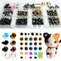 266 PCS Safety Eyes for Crocheting, Crochet Safety Eyes and Noses for Amigurumi Crochet Animals Craft Doll Eye Glasses