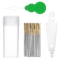 Cross Stitch Needles Size 26 Gauge Embroidery Hand Needles Sewing Needles, 100PCS Cross Stitch Needles + 2 Needle Threader in Transparent Box Large Eye Sewing Needles for Cross Stitching Supplies