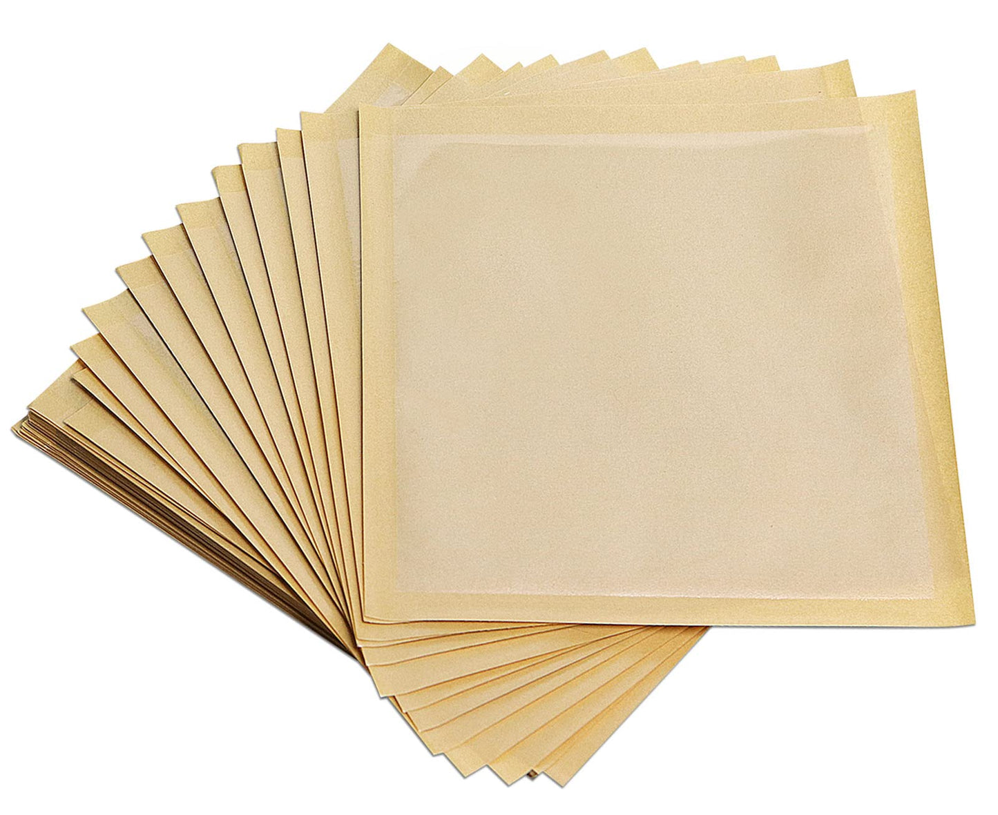 100 Pcs Bakery Bags with Window, 7.1 x 7.5 Inches Paper Sandwich & Donut Bags for Treat, Snack & Cookie Packaging (Brown)