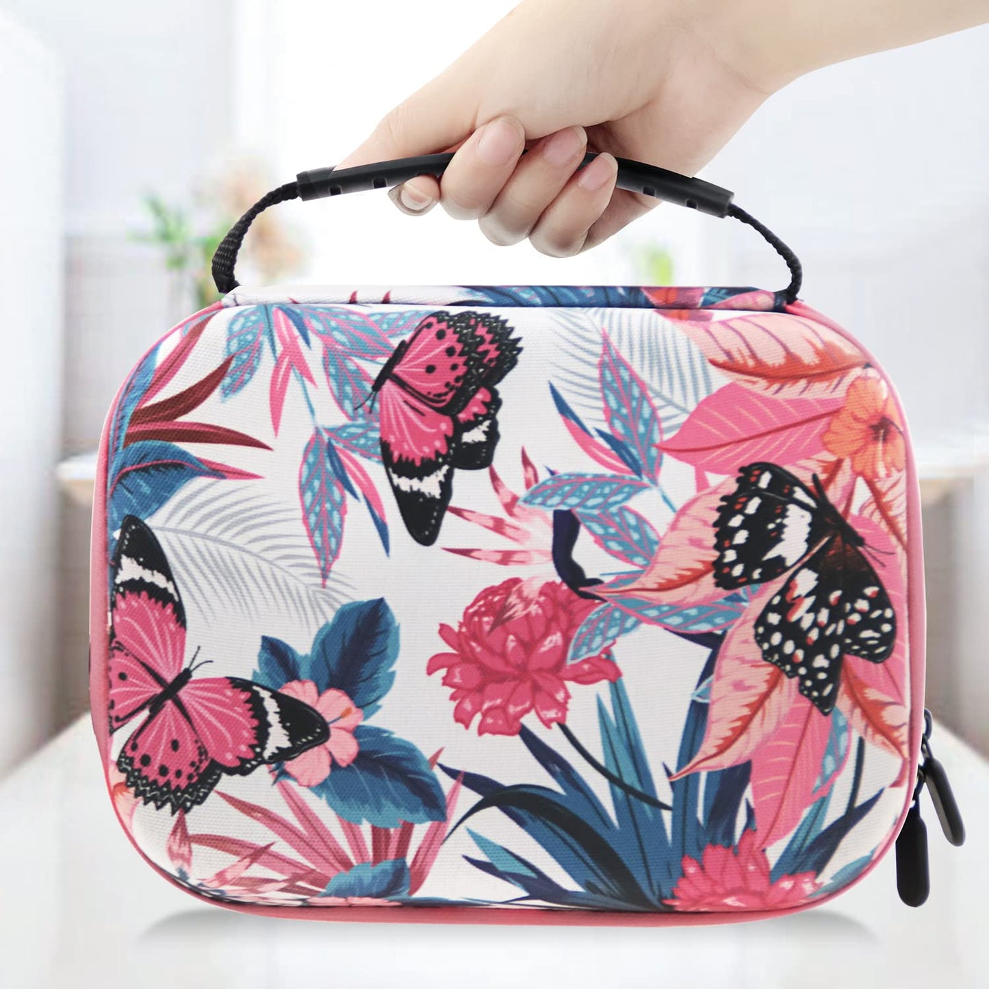 30 Slots Storage Container for Diamond Art Kits for Adults,Portable Bead Storage Boxes for Diamond Painting Accessories and Tools(Pink)