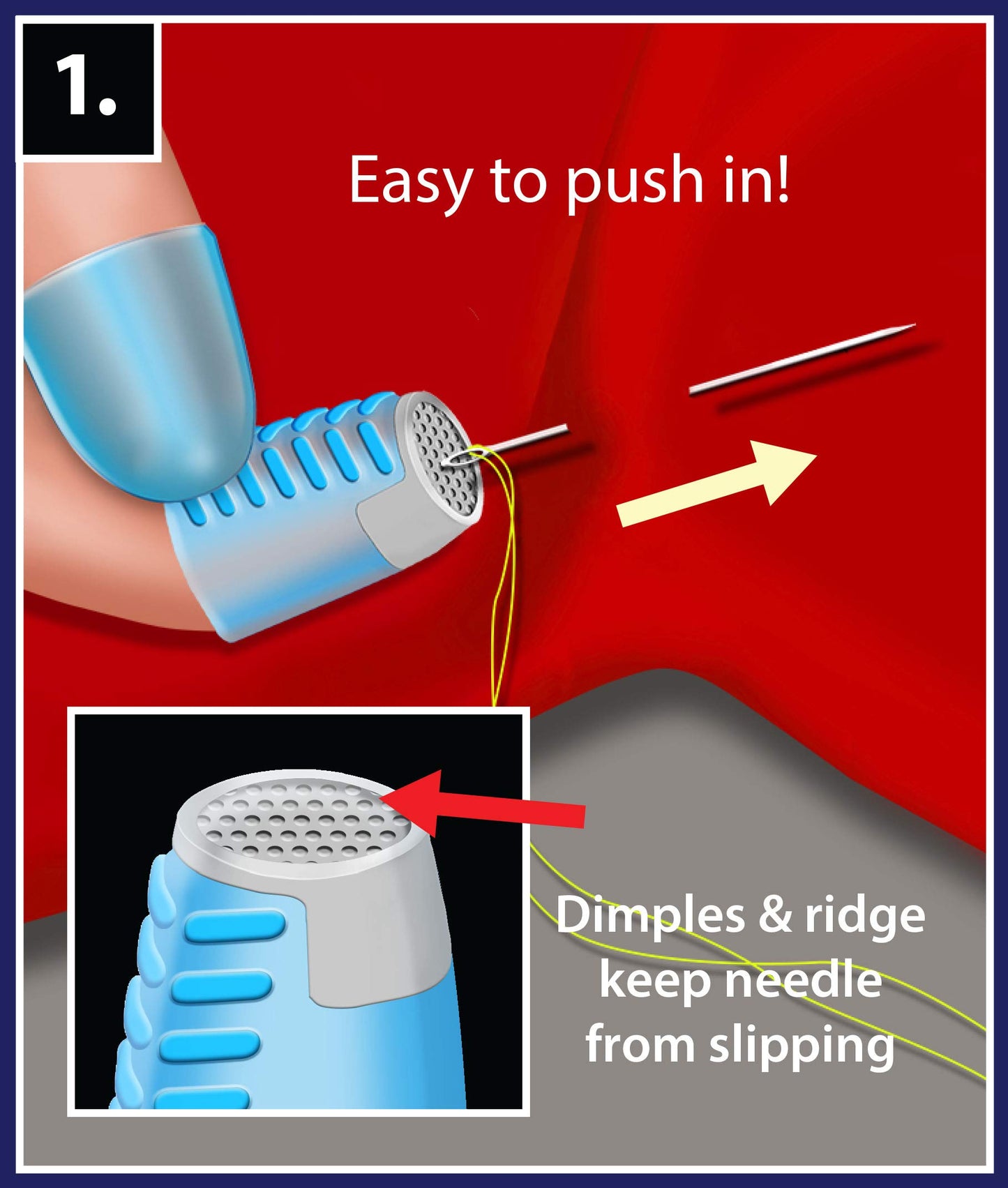 Originals Wonder Grip and Thimble-Sewing Notions and Accessories-Sewing Supplies