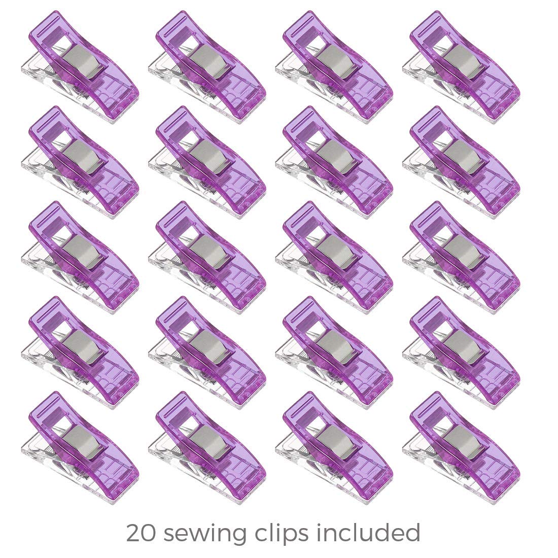 Rotary Cutter Set lavender - Quilting Kit incl. 45mm Fabric Cutter, 5 Replacement Blades, A3 Cutting Mat, Acrylic Ruler and Craft Clips - Ideal for Crafting, Sewing, Patchworking, Crochet & Knitting