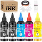 500ML Sublimation Ink Refill for ET2400 ET-2720 ET-2760 ET-2800 ET-2803 ET-2850 ET-4800 ET-15000 ET-3760 Inkjet Printer Heat Press Transfer on Mugs T-Shirts Pillows (Upgrade Version)