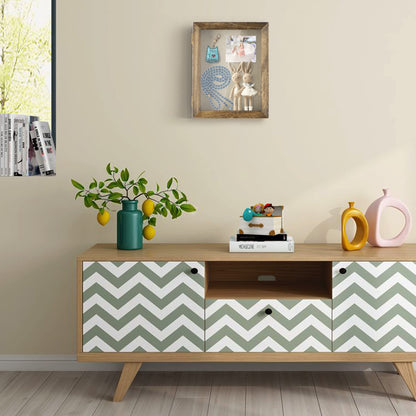 Shadow Box Frame 8x10 Shadow Box Display Case with Linen Back Memorabilia Awards Medals Photos Memory Box Gift Carbonized Black