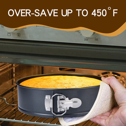 Cake Pan Set for Baking, Non-Stick Springform Pans Set of 4 (4, 7, 9 10inches), Round Cake Pans,Cheesecake Pan, Leak-Proof Cake Pans with Removable Bottom