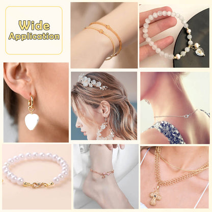 1200 Pcs Crimp Beads Kit for Jewelry Making,   Crimp Beads, Crimp Covers, Crimp Tubes and Wire Guardians, Lobster Clasps, Jump Rings, Crimping Pliers and Beading Wire for Jewelry Making