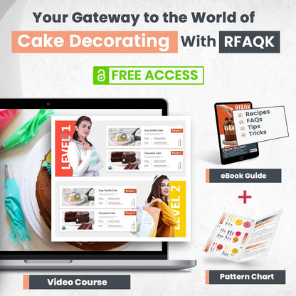 90 Pieces Russian Piping Tips Set, Includes Piping Bags and Tips Set,25 Russian Tips,16 Icing Tips,7 Ruffle Piping Tips, Ball Tip, 31 Pastry Bags & Video Course for Cookie, Cupcake & Cake Decoration