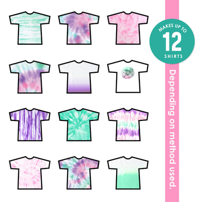 Cotton Candy Tie Dye Kit 3 Pack: Pre-Mixed Spray Tie Dye Kit, Easy-to-Use, Non-Toxic Fabric Dye in Lavender, Pink, and Mint, Shake and Spray