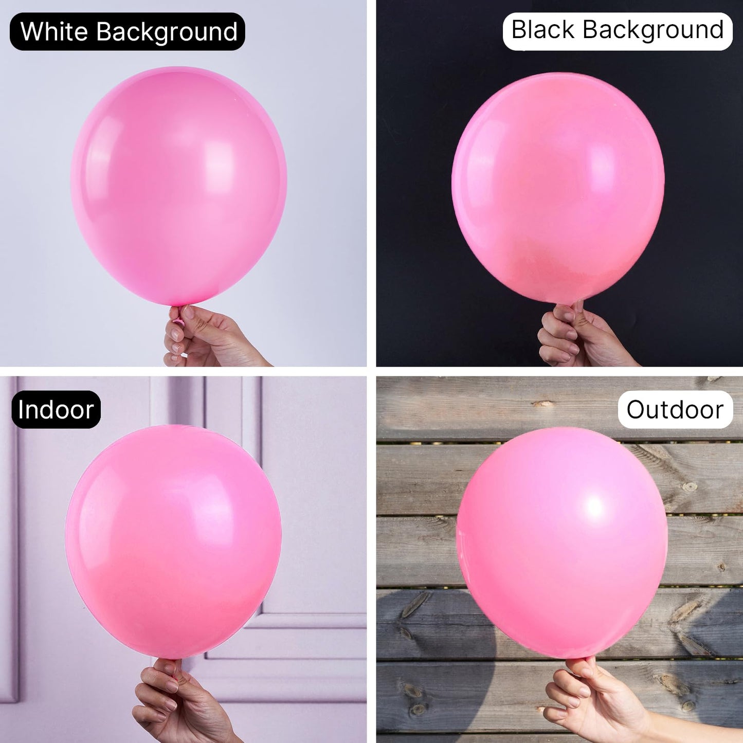 Pink Balloons 127 pcs Different Sizes of 36 18 12 10 5 Inch Matte Pink Balloon Arch Kit Garland for Baby Shower Valentine's Day Princess Bachelorette Birthday Party Decorations Pink-Y11