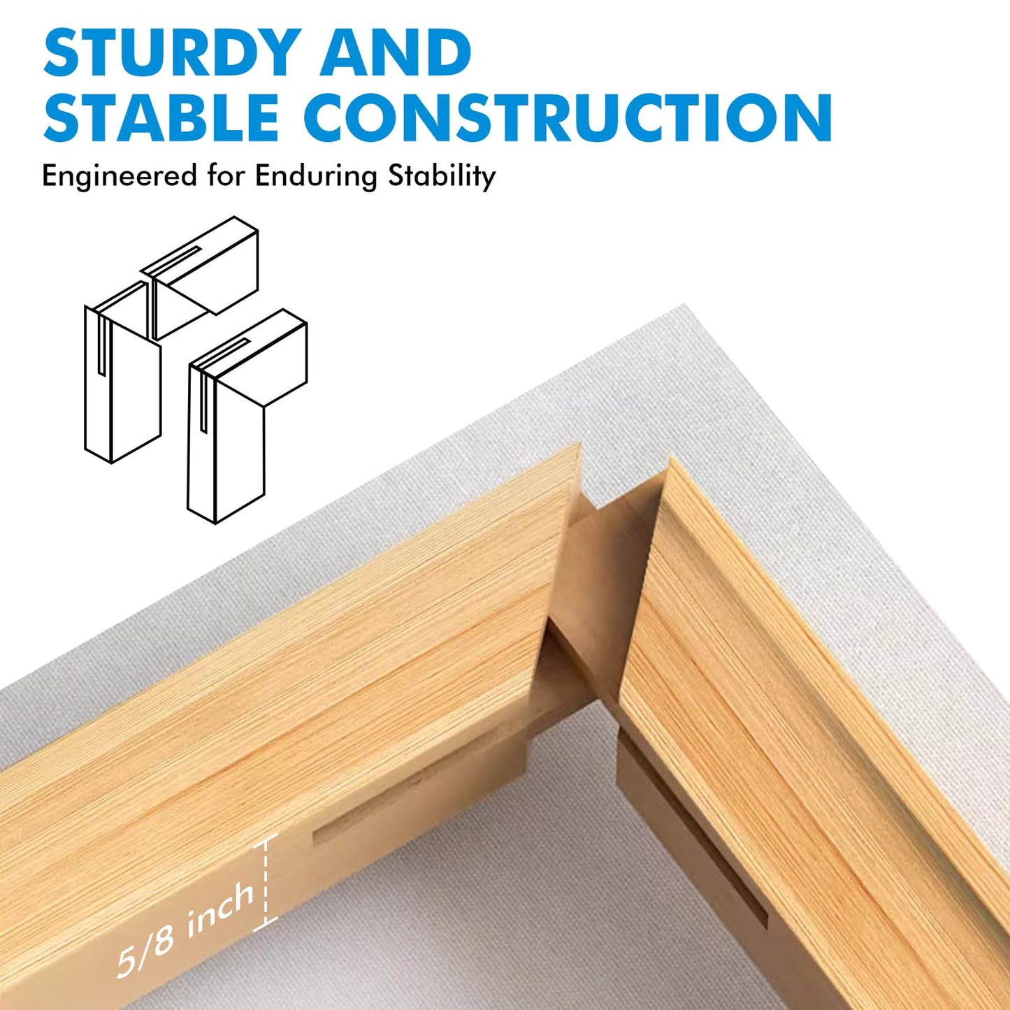 Canvas for Painting, 14 Pcs Muti Pack Stretched Painting Canvas, Blank Paint Canvas for Acrylic, Oil, Art Supplies for Artists, Adults 4x4,4x6, 5x7, 8x10,9x12, 11x14 Set of 14