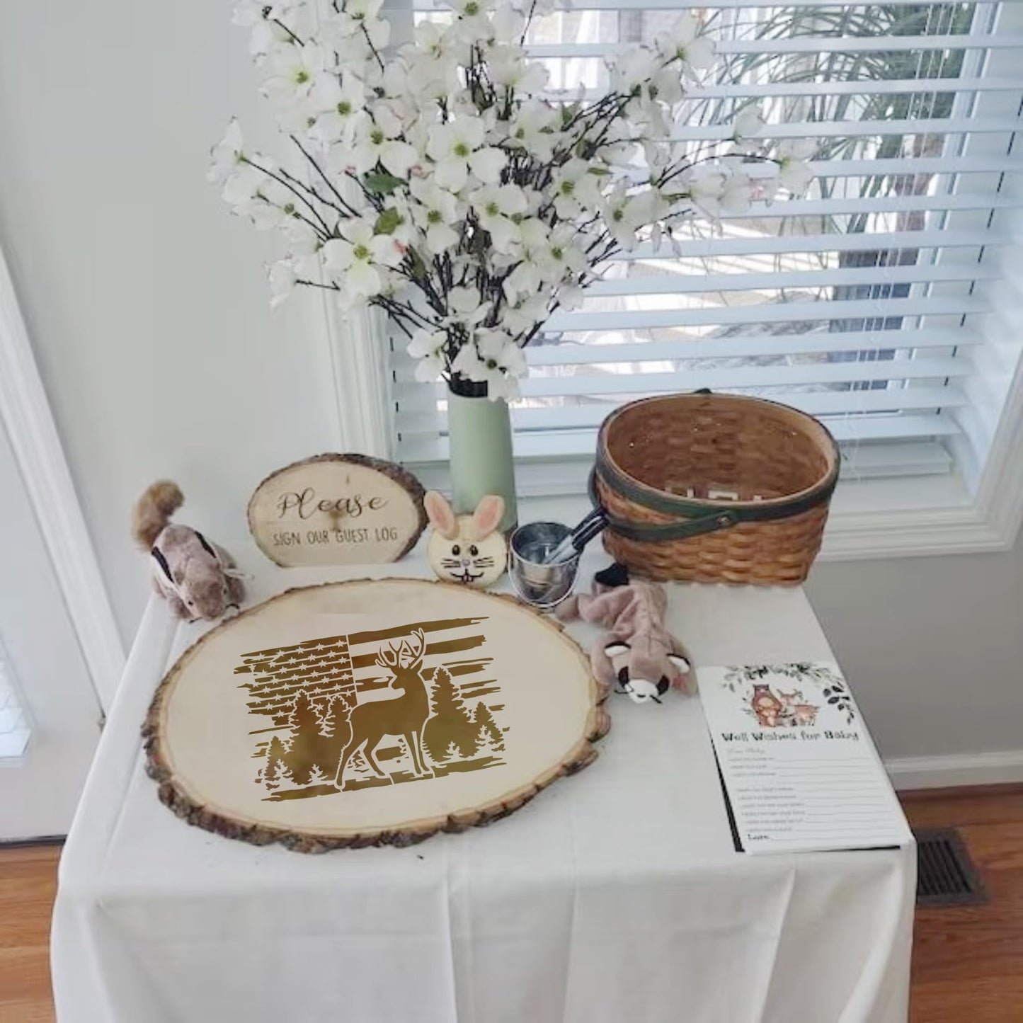 American Flag Stencil Star Stencils for Painting Union 50 Stars 1776 Military We The People Template for Flag Patriotic Wood Burning Stencils for Spray Paint on Shirt Project Crafts (12 Flag)