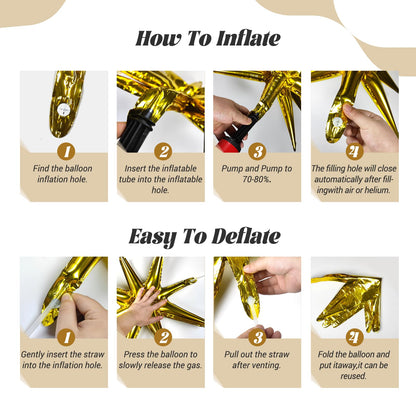 Black and Gold Balloons Garland Arch Kit, 5 10 12 18inch Black Gold Confetti Latex Balloons for 2024 Graduation New Year Anniversary Birthday Party Decorations