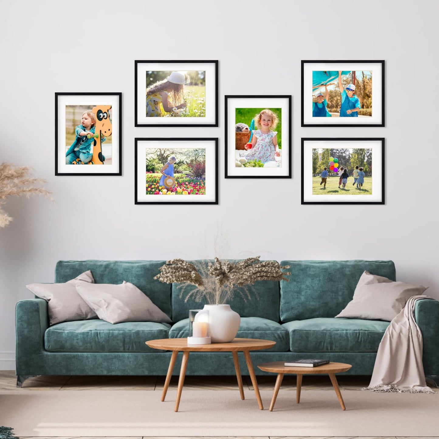 11x14 Black Picture Frame, Display Certificate Document Pictures 8.5x11 with Mat or 11x14 Without Mat, 1 Pack 11 by 14 Frame for Wall Hanging and Table