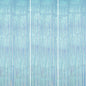 3 Pack Foil Fringe Backdrop - Transparent Blue Shiny Tinsel Curtains for Party Decoration/Photo Booth Props - 3.3x8.2FT Metallic Foil Backdrop for Birthday, Wedding, Graduation, Christmas