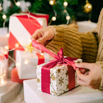 3 Rolls Christmas Ribbon 1 Inch X 50 Yards Red and Green Satin Ribbon Double Faced Polyester Holiday Ribbons for Gift Wrapping Wedding Decor