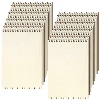 18 Pcs Beginners Wooden Loom Notched Weaving Loom Basket Weaving Tools for Kids Adult Art Craft Activity Jewelry Motor Skills Crochet Knitting Sewing Teaching Educational, 6 x 9 in