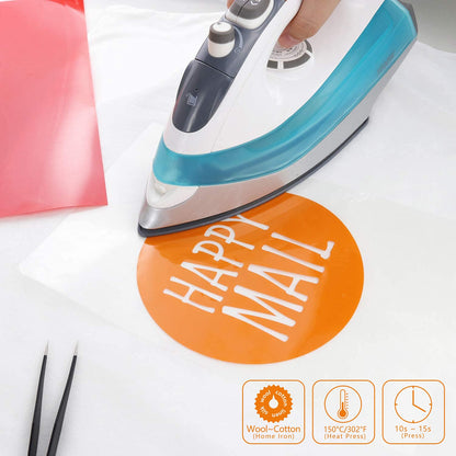 Heat Transfer Vinyl for T-Shirts 12in.x10in. 36 Sheets-Iron On Vinyl HTV Bundle