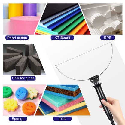 3 in 1 Foam Cutter Electric Cutting Machine Pen Tools Kit, 100-240V / 18W Styrofoam Cutting Pen with Electronic Voltage Transformer Adaptor