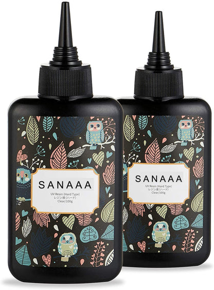 Clear Hard Type 200g Transparent UV Resin for DIY Resin Jewelry Making