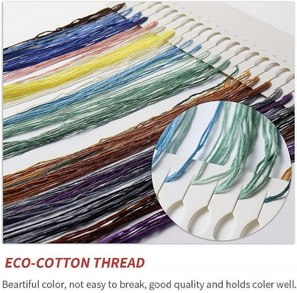 Starry Night Stamped Cross Stitch Kits - Tree Counted Cross Stitch Kits for Beginners Adults Needlepoint Moon Cross-Stitch Patterns Dimensions Needlecrafts Embroidery Kits Arts and Crafts