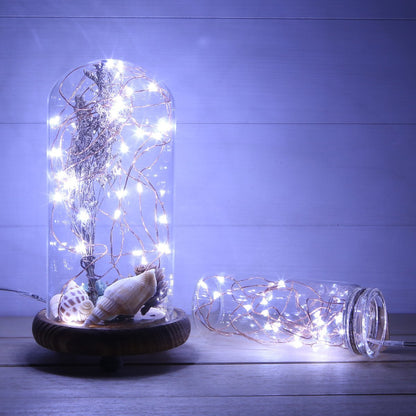 10 Ft/3M 30 LED Battery Operated Starry Fairy Lights String Lights for Party Home Wedding Festival Decoration, White