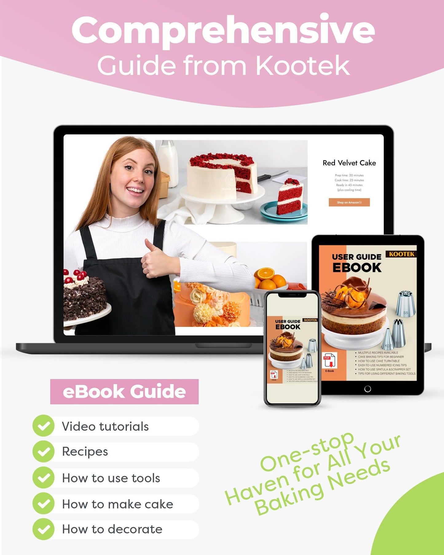 32-Piece Piping Bags and Tips Set with 24 Icing Piping Tips, 2 Reusable Pastry Bags 12 Inch, Reusable Piping Icing Bags and Tips, Cake Decorating Kit for Frosting Cookie, Cupcake