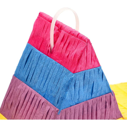 Rainbow Star Pinata for Kids Birthday, Twinkle Twinkle Little Star Gender Reveal Party Decorations (Small, 12.6 x 12.6 x 3 In)