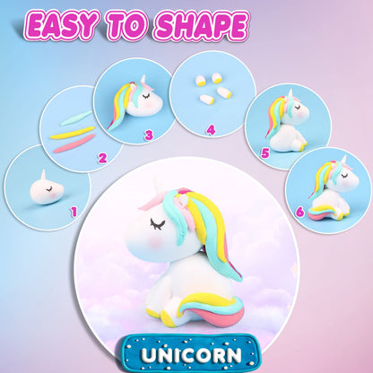 Air Dry Clay 36 Colors, Modeling Clay for Kids with Tools, Soft & Ultra Light, Toys Gifts for Age 3 4 5 6 7 8+ Years Old Boys Girls Kids