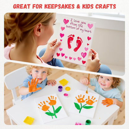 4 Pack 8x10 Inch Canvas Boards Canvas Panels-Gesso Primed Acid-Free 100% Cotton Blank for Acrylics Oil Watercolor Tempera Paint